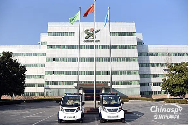 森源鴻馬電動(dòng)巡邏車正式入駐清明上河園