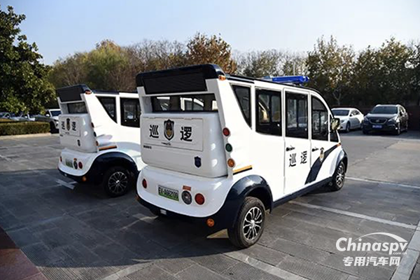 森源鴻馬電動(dòng)巡邏車正式入駐清明上河園