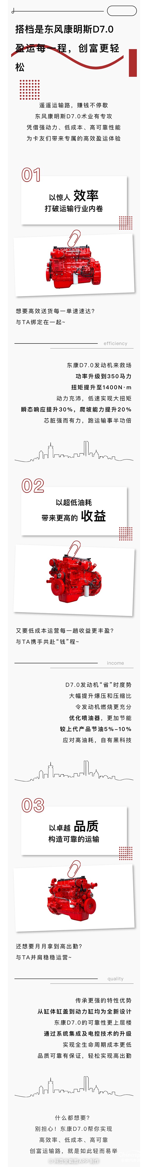 與東風康明斯D7.0在一起每一程都如此充實