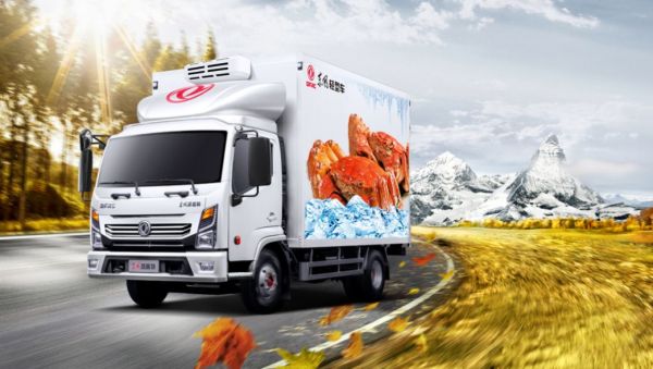 500臺(tái)東風(fēng)凱普特星云冷鏈車(chē)交付河南