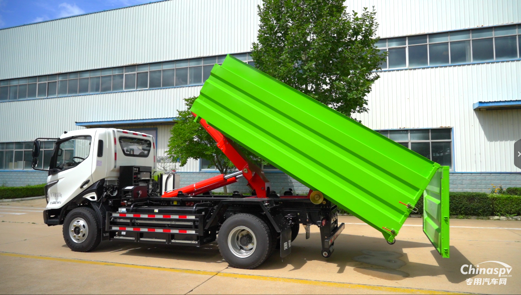 五征環(huán)保科技純電動(dòng)車廂可卸式垃圾車