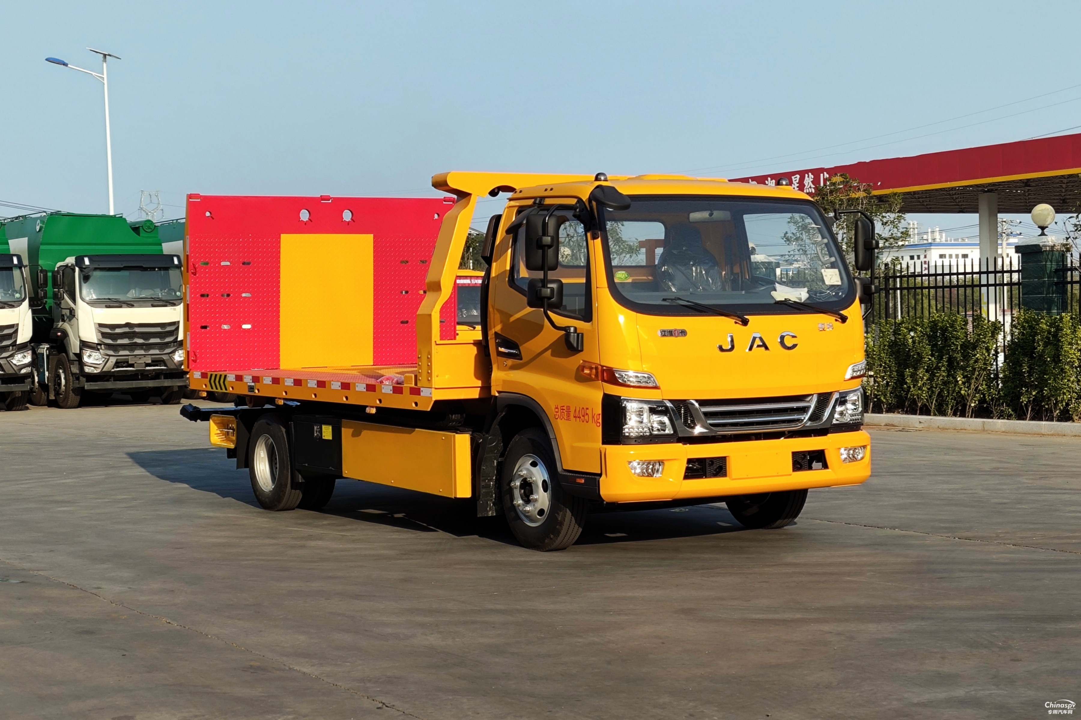 駿鈴V6藍(lán)牌清障車：江淮配玉柴，財(cái)源滾滾來