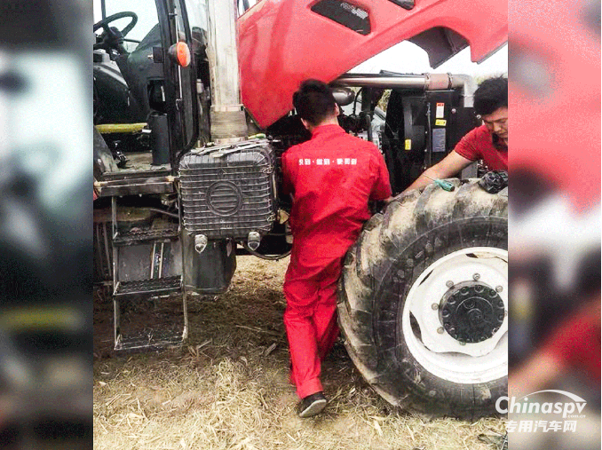 濰柴服務夏收保障突擊隊為豐收助力