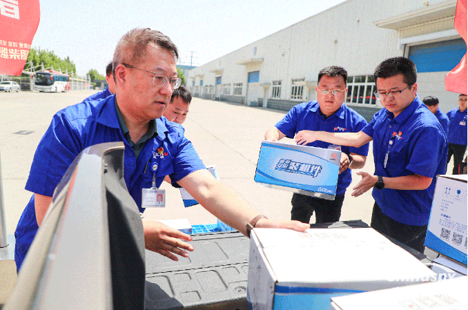 濰柴服務夏收保障突擊隊為豐收助力