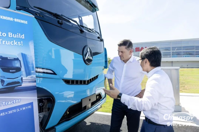 克諾爾集團首席執(zhí)行官馬思拓訪問三一，共探全球新能源商用車合作新未來