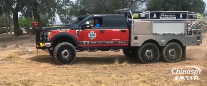 今日國(guó)外專用車推薦-高機(jī)動(dòng)性的美國(guó)Firewalker皮卡消防車