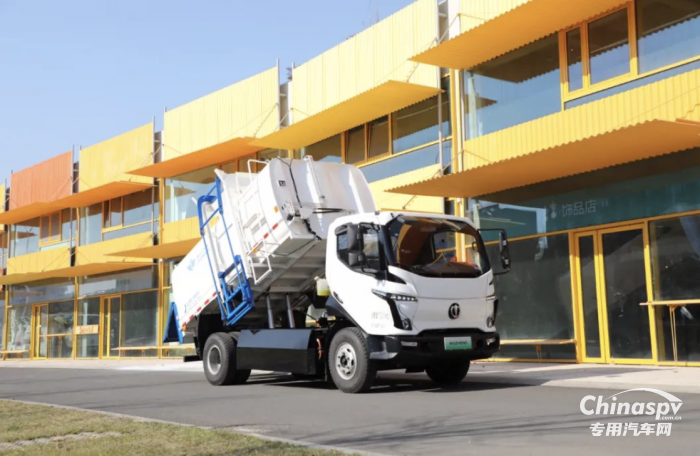 實(shí)力圈粉！五征環(huán)保科技純電餐廚垃圾車讓城市更宜居