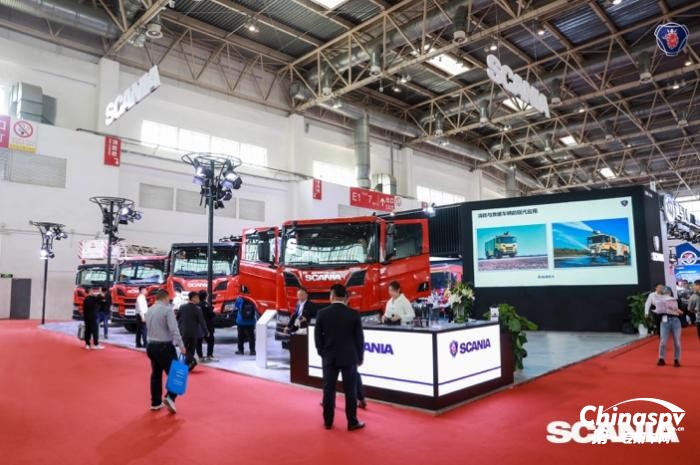 斯堪尼亞消防車底盤亮相第二十屆中國國際消防設(shè)備技術(shù)交流展覽會