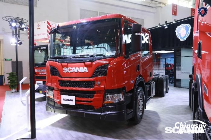 斯堪尼亞消防車底盤亮相第二十屆中國國際消防設(shè)備技術(shù)交流展覽會