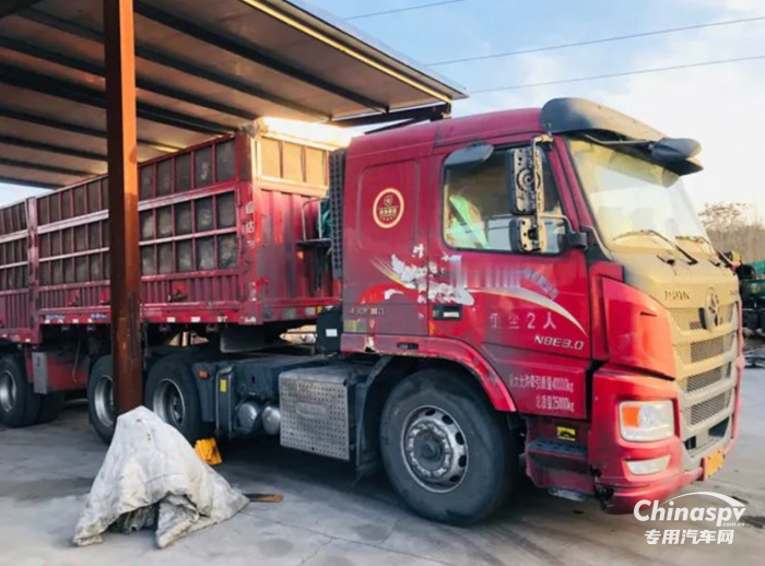 綜合對比故障率最低！大運N8E子母車征服能源運輸企業(yè)